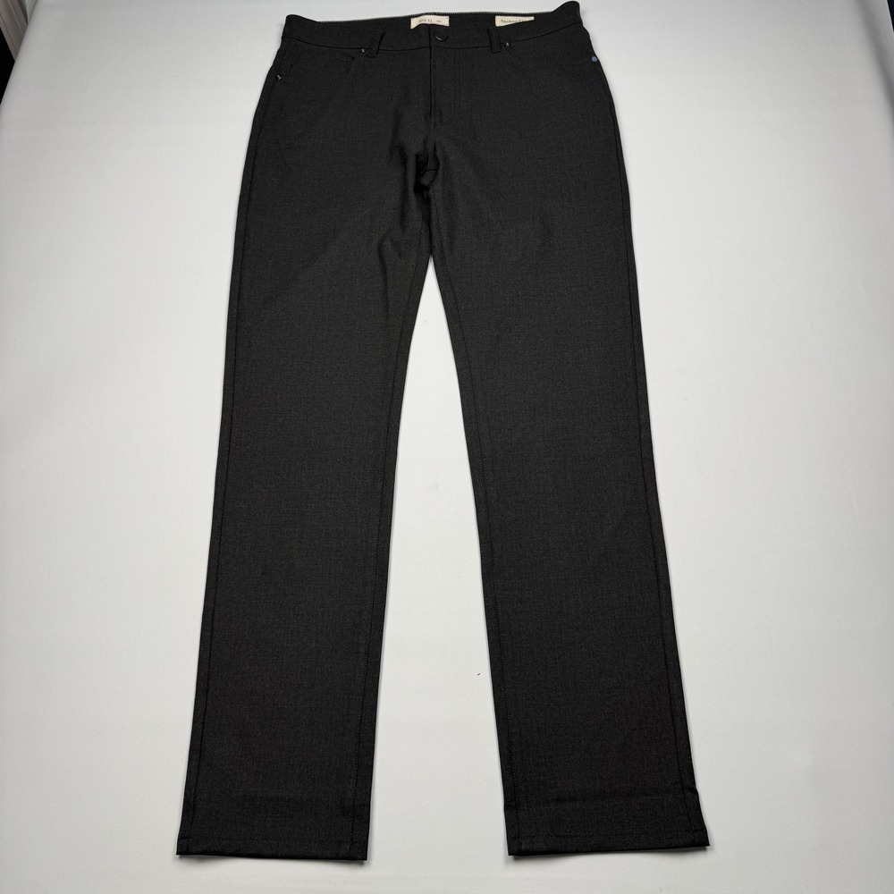 Rye 51 Pants Mens 33x33 Gray Techno Flex Stretch Chino R51 Pant